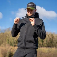 Matrix Black Stealth Zip Hoodies
